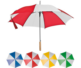 Bicoloured automatic umbrella