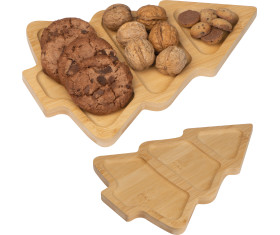 Bamboo snack tray